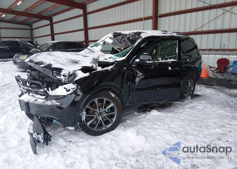2017 Dodge Durango Gt Awd from USA, damaged, VIN 1C4RDJDG8HC833841